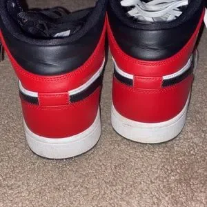 Jordan Chicago black toe. Size 10. Worn many times. Changed shoe lace for style Jordan | Shoes | Jordan Chicago Black Toe Size Worn Many  main image 3